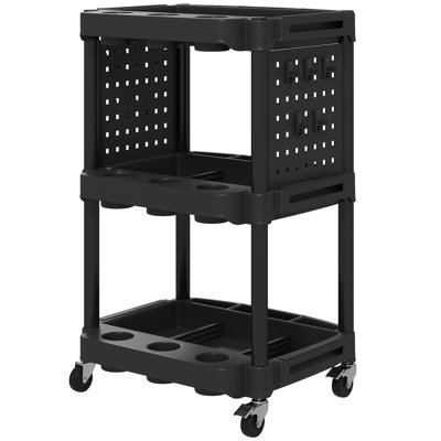 3-Tier Rolling Tool Cart