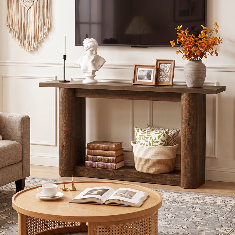 62.99 " W Console Table, Rétro