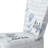 White And Blue Striped Pattern - Upholstered Patterned Accent Side Chair