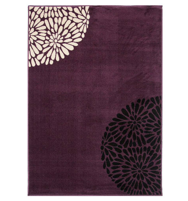Brooklawn Purple Rug, Rectangle 120 x 170cm