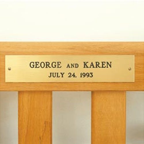 Engraving 3-Lines Plaque