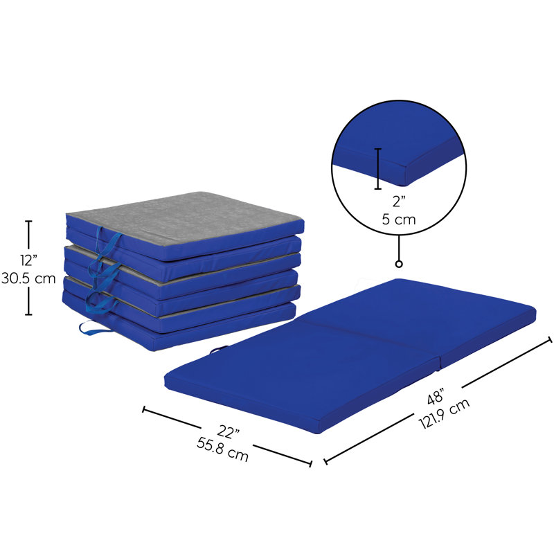 SoftScape 2-Fold Rest Mats, Blue