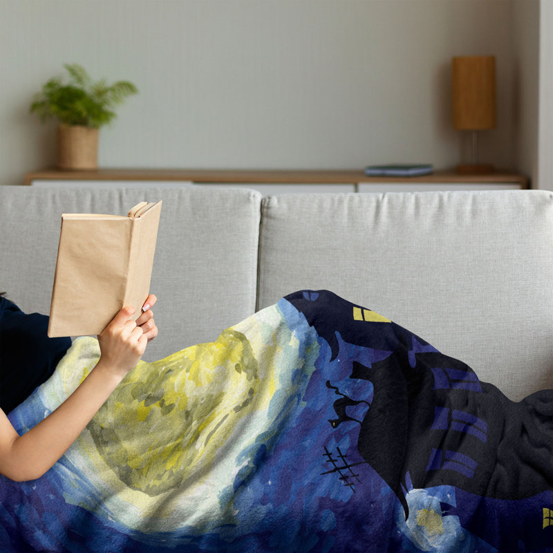 Hand Woven Throw Blanket, 60" x 80"