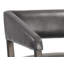 FAUTEUIL Sherish - Cuir gris anthracite-506650632