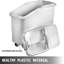 Contenant alimentaire rectangulaire en plastique Vevor 27 avec couvercle