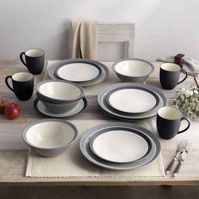 Noritake Colorwave 16-Piece Curve Dinnerware Set, Service for 4