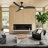  Ariba Modern 3-Blade Ceiling Fan with Dimmable LED Lights and Remote Control-1832733407