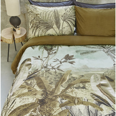 Palma cotton floral duvet cover set