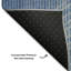 Tapis géométrique de qualité supérieure lavable à la machine Ariel-310516130