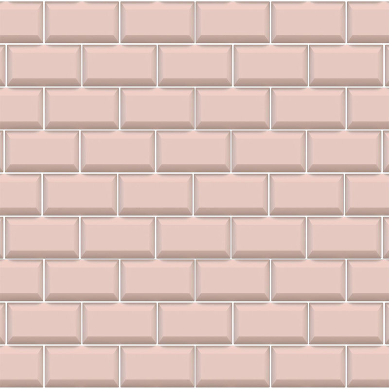 5.5'' W x 11.2'' L Aluminium Film Peel and Stick Subway Tile