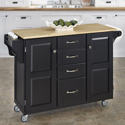 Littrell Solid Wood Kitchen Island