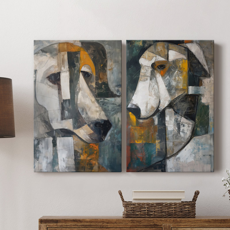 ANIMALS Series Cxxiii - Toile tendue avec châssis de qualité supérieure - Prêt à être accroché