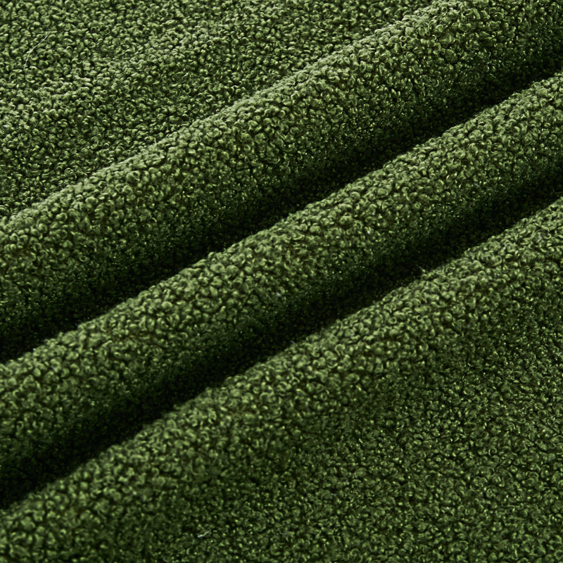 Canapé simple avec repose-pieds, Vert