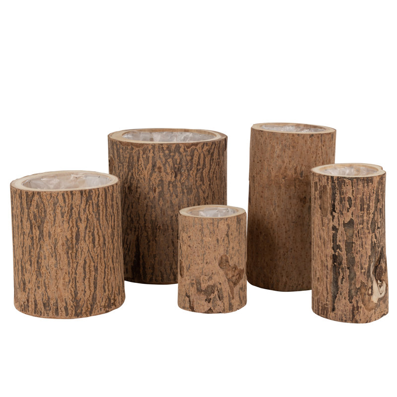 Filton Wood Pot Planter, 32cm H x 30cm W x 30cm D
