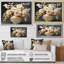 Impression sur toile Baroque Hydrangea blanc et or VII - Hydrangea-491840022-491840021