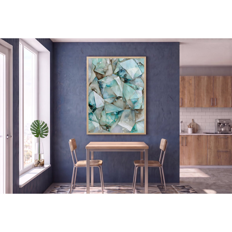 The Abstracted Gem, 30" H x 40" W