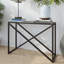 Calix Glass Top Console Table-50309257-99930468