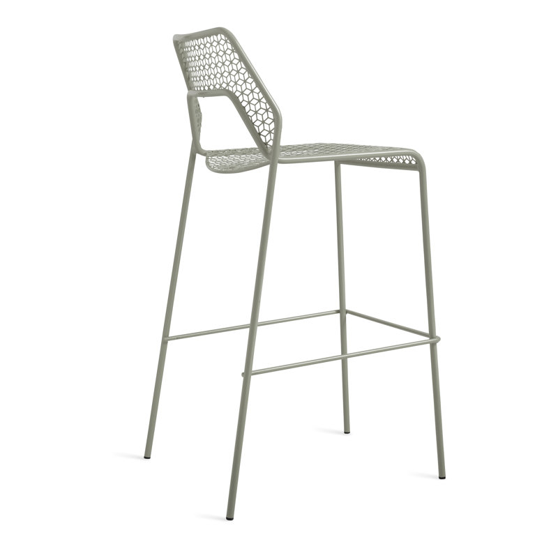 Hot Mesh Outdoor Bar Stool, Gray Green, Bar Stool (30.5" Seat Height)