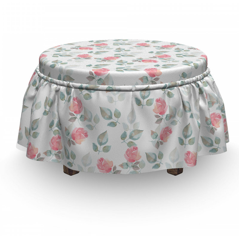 Box Cushion Ottoman Slipcover