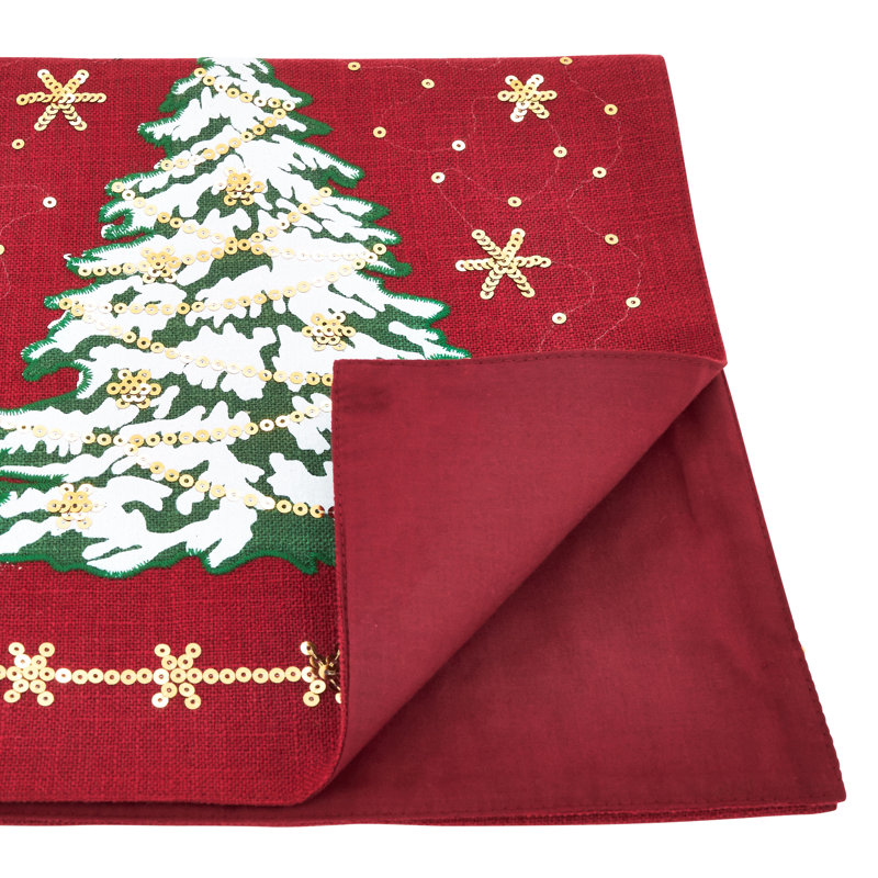 Jared Holiday Table Runner, Red