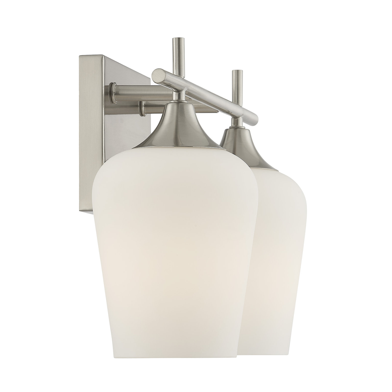 Breena Dimmable Vanity Light, Warm Brass, White