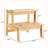  Natural Bamboo Step Stool - Elegant, Durable, Safe & Versatile For Home Use