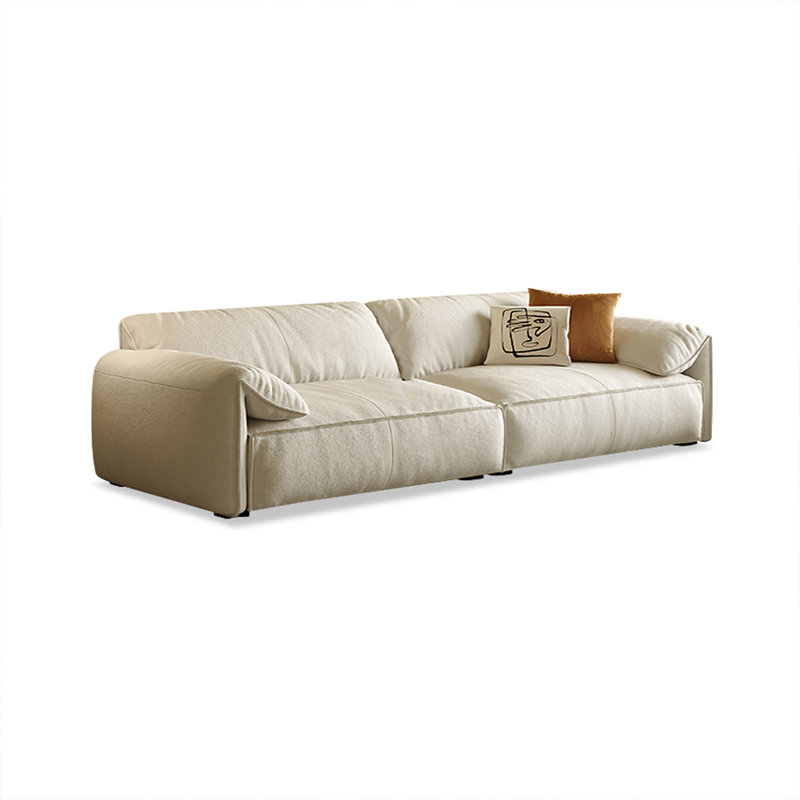 Coussin blanc modulaire 100% polyester, H 31,1 po x l 101,18 po x P 40,94 po, 3, Blanc