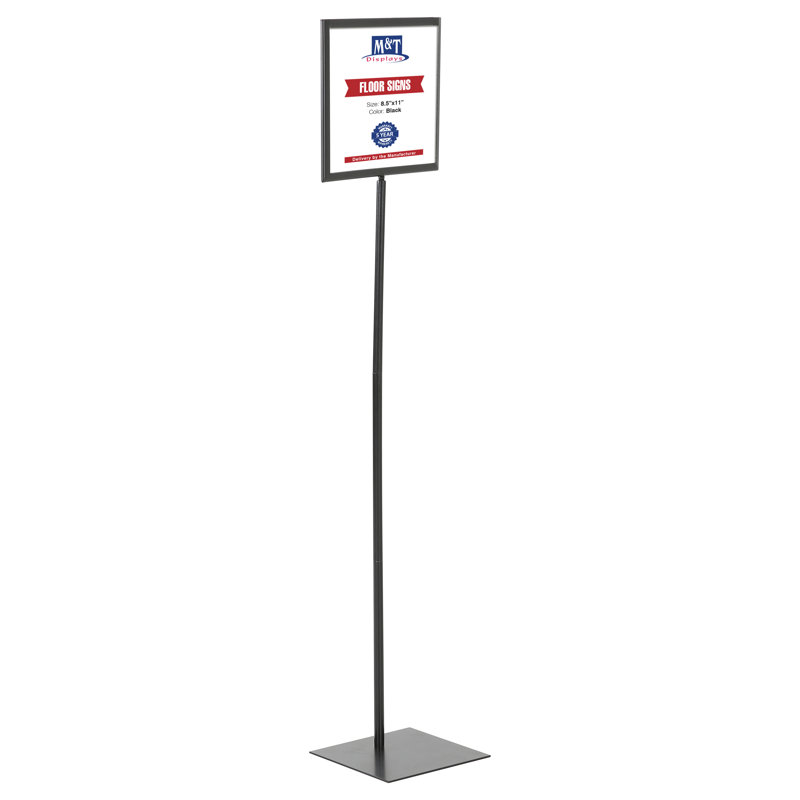 Porte-affiche sur pied, Noir