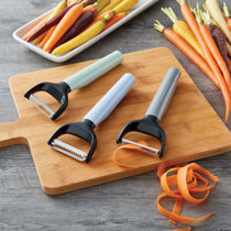 RAFOW 3-In-1 Fruit & Vegetable Peeler Set Stainless Steel Peeler Set