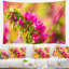 Magnifique tapisserie floral rose bougainvillea fleurs-28487475