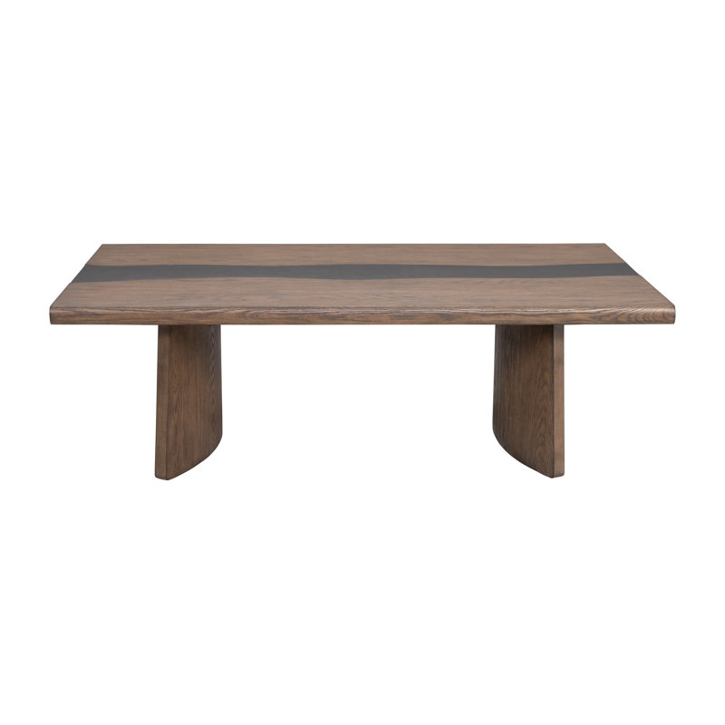 Table basse Lenora avec deux repose-pieds Lenora
