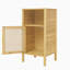 Buffet décoratif 1 porte en bois massif