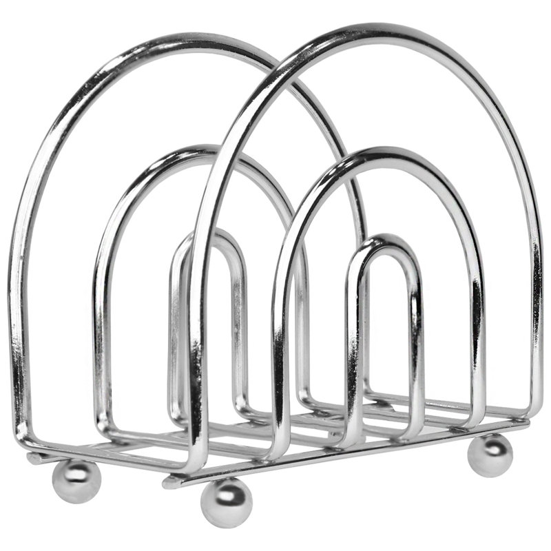 Metal No Mounting / Installation Required Napkin Holder, Chrome