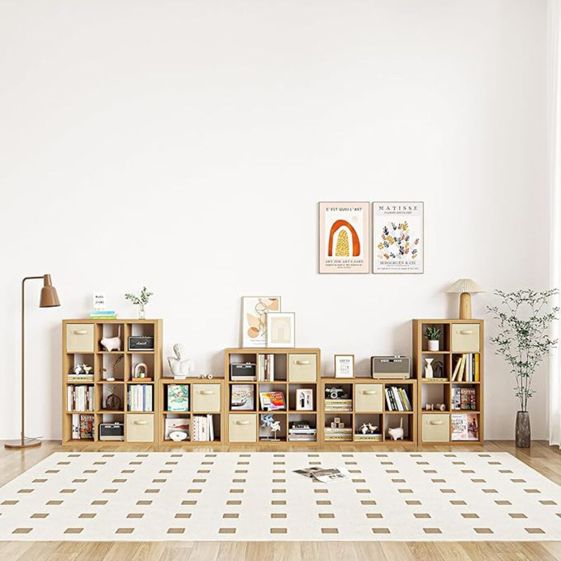 Bibliothèque de rangement - Tablette de présentation multifonctionnelle pour le salon, la chambre à coucher et le bureau personnel