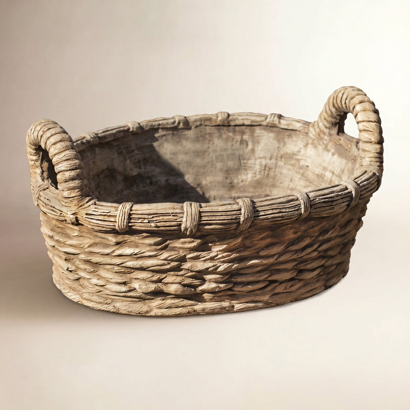 Pot à fleur en pierre Provencal, Pierre grise
