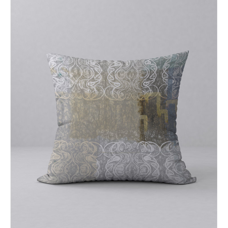 Charmante housse de coussin carrée et généreuse, 18 po x 18 po