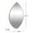 Georgia Metal Flat Wall Mirror