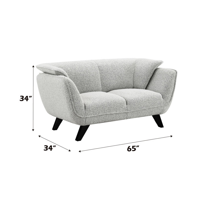 66,68 lb Poids, profondeur du siège, confort profond, Boucle gris clair