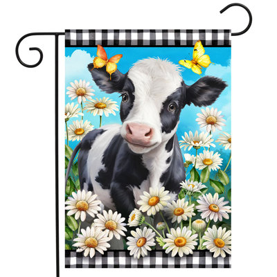 Drapeau de jardin à damier
