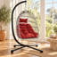 Fauteuil à œufs pliable en osier Albie-1635648957