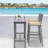Counter Height 36.97'' Iron Bar Table-166947701-159474291