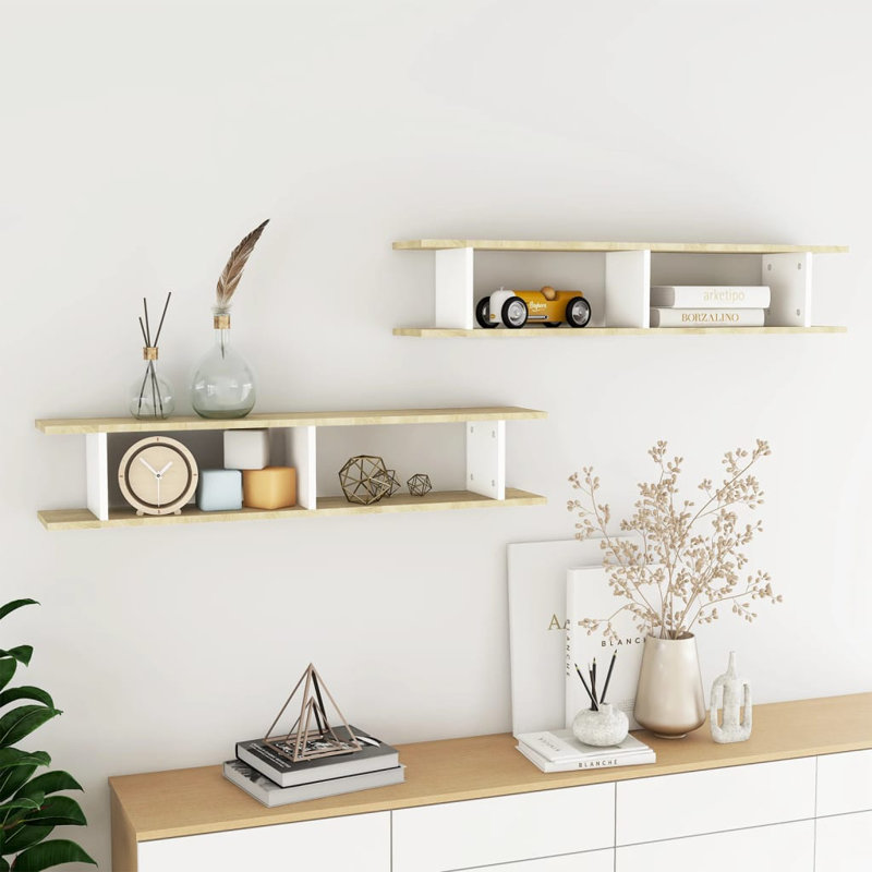 Averyonna 2 Piece, Black, 20cm H x 105cm W x 18cm D
