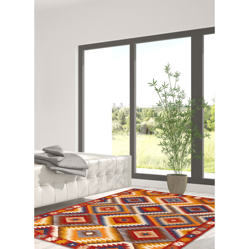 Breneman Red Kilim 5'8" x 7'5"