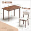 5PCS Stable Dining Table Set, Compact Kitchen Table With 4 Uphollstered Chair-366900173