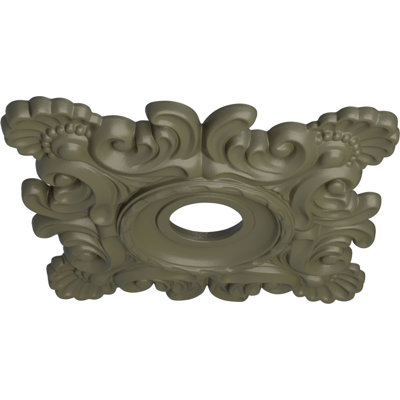 Médaillon de plafond Crawley H 18 po x l 18 po x P 3,25 po