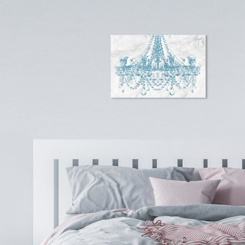 «Dramatic Entrance Marble And Glitter», impression sur toile tendue