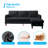 Ebern Sectional Sofa with Movable Ottoman, Small L Shaped Sectional Sofa with Storage Ottoman-1625513925