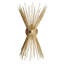 Applique murale dorée 20,08 po Sunburst, applique murale à 2 lumières DEL avec finition feuille d'or pour chambre à coucher, salon et espaces commerciaux