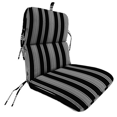 Byrom 22" x 45" Outdoor Chair Cushion with Ties and Loop
