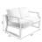 Suarez 50.40'' Wide Rectangle Wood Loveseat-513020277